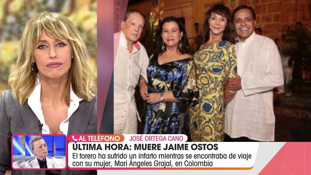 José Ortega Cano reacciona a la muerte de Jaime Ostos