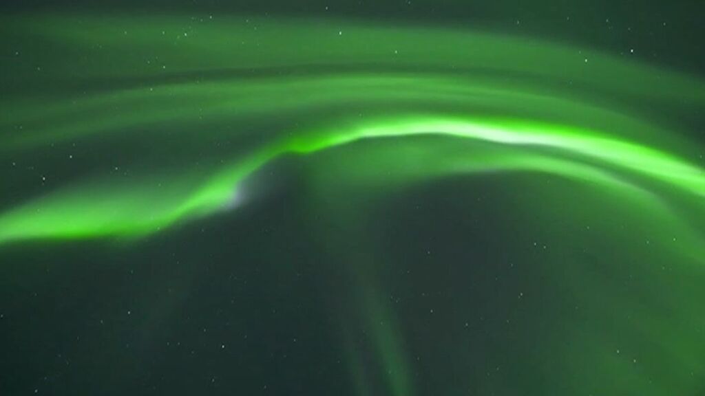 Las espectaculares imágenes de las auroras boreales en Finlandia este fin de semana