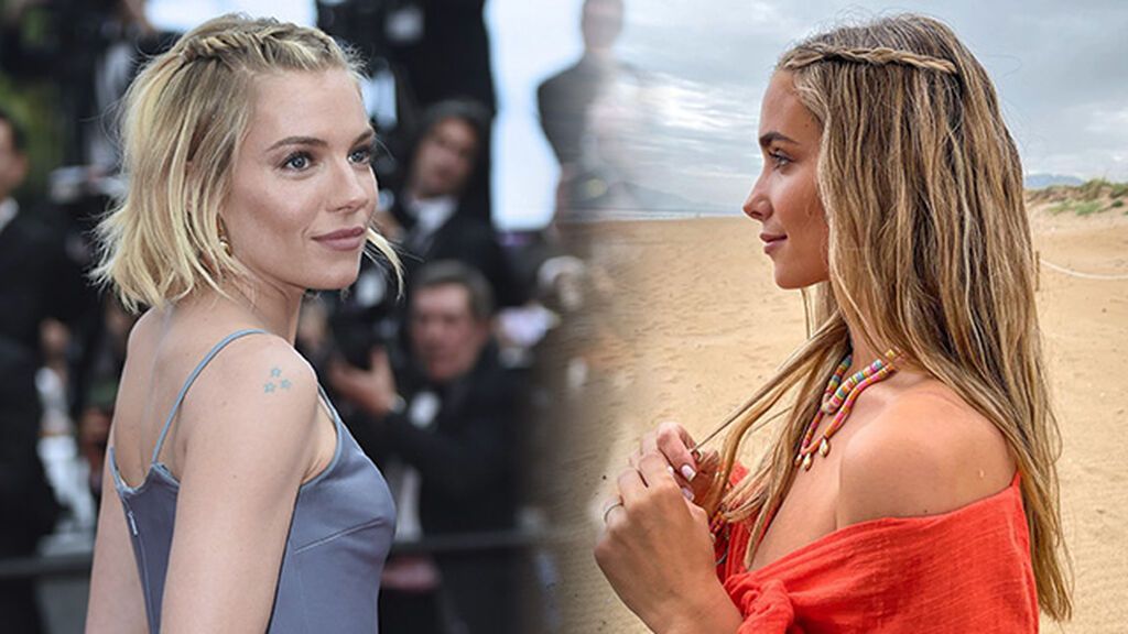 Trenzas en el flequillo: de Sienna Miller a María Pombo