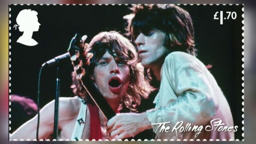 El Royal Mail saca una colección de sellos como tributo a los Rolling Stones