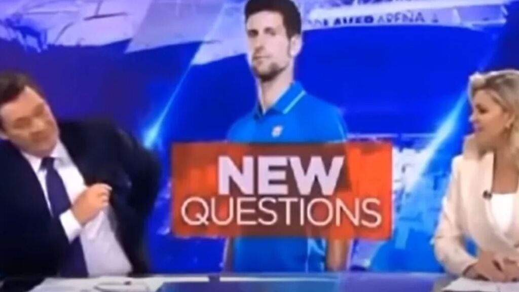 Djokovic da argumentos a la televisión australiana que le llama mentiroso
