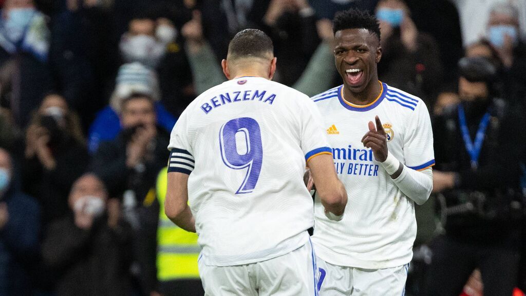 Benzema asiste y Vinicius brilla: la dupla madridista ya lleva más goles que todo el Barça junto