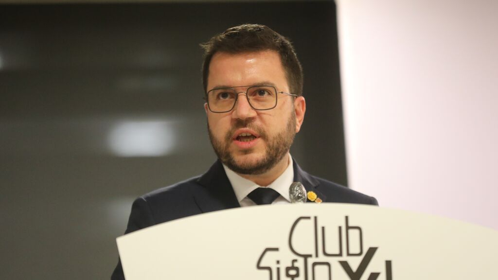 Aragonès desembarca en Madrid para relanzar el referéndum: "Difícilmente habrá otra oportunidad"