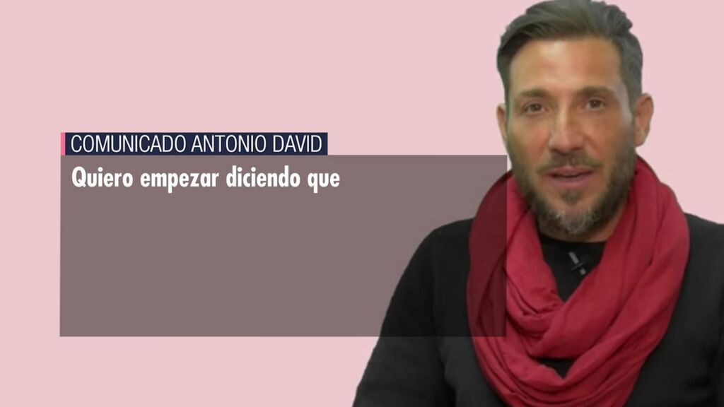 Antonio David confirma en un comunicado su relación con Marta Riesco
