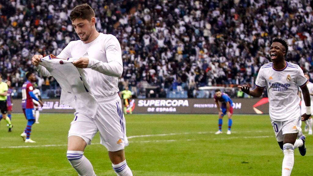 Fede Valverde metió el gol decisivo de la Supercopa de España.