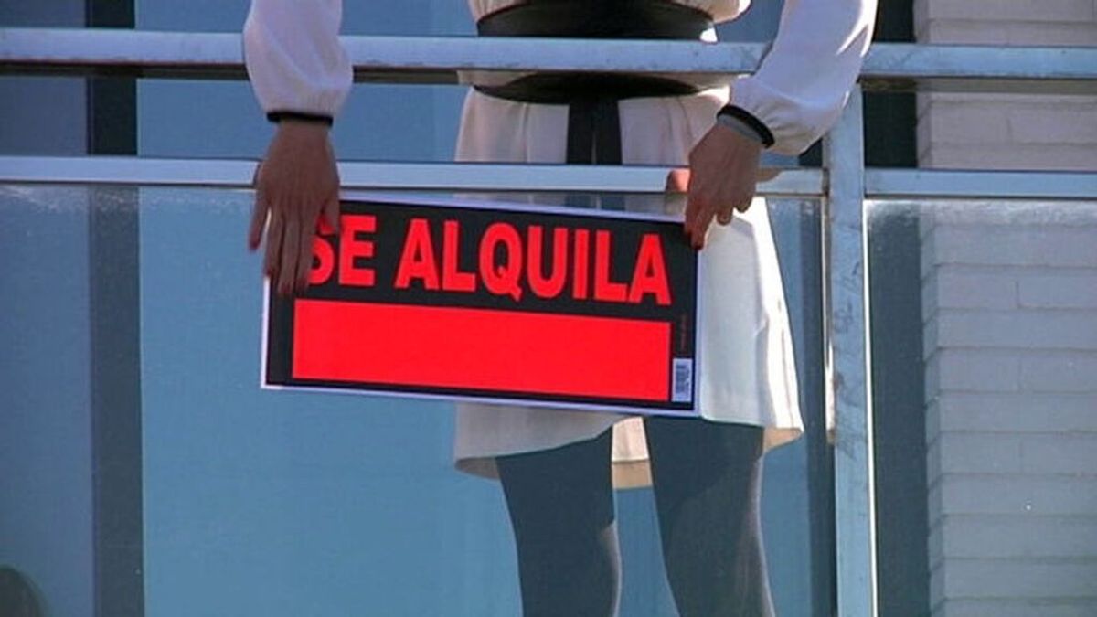 Cartel de 'se alquila'