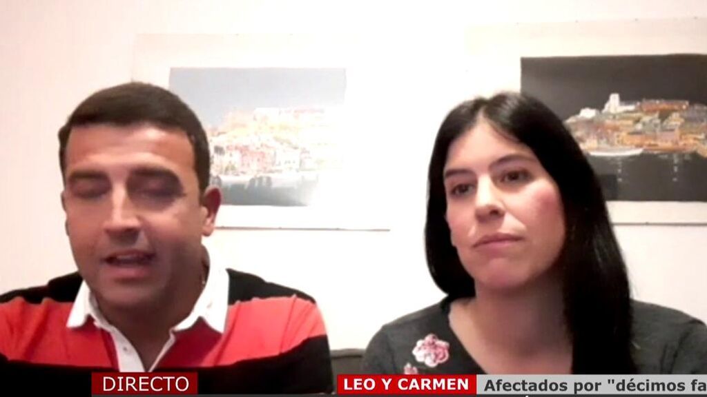 Leo y Carmen, afectados por los ‘décimos fantasma’: Vendieron 600 para ayudar a su hija enferma