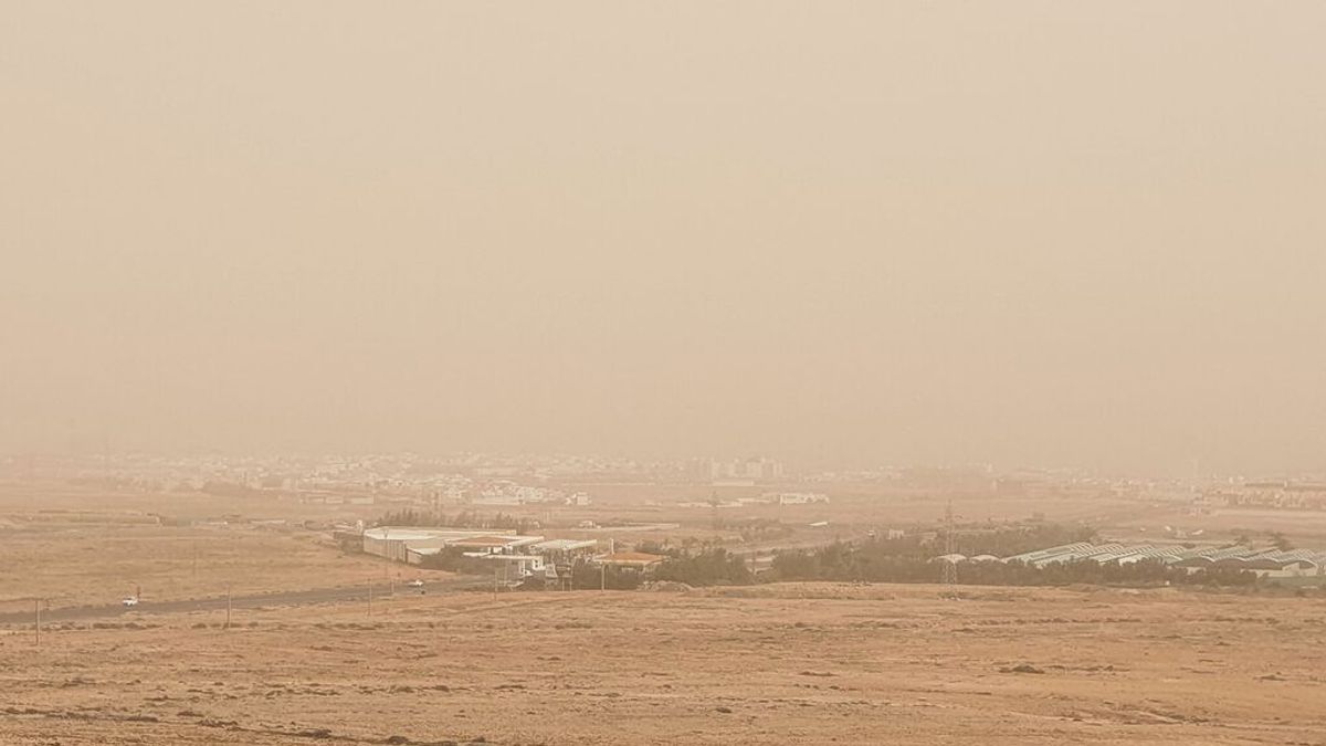Una densa masa de polvo del Sáhara va a invadir las islas Canarias