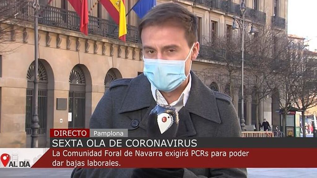 Navarra exigirá PCR para poder dar bajas laborales