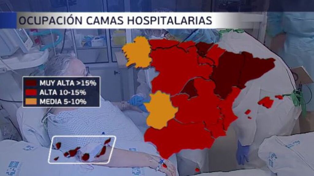 Aumenta la presión hospitalaria a la espera del impacto de las últimas fechas navideñas