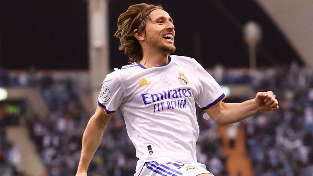 Luka Modric bate un récord y se convierte en el goleador más veterano de la Supercopa de España