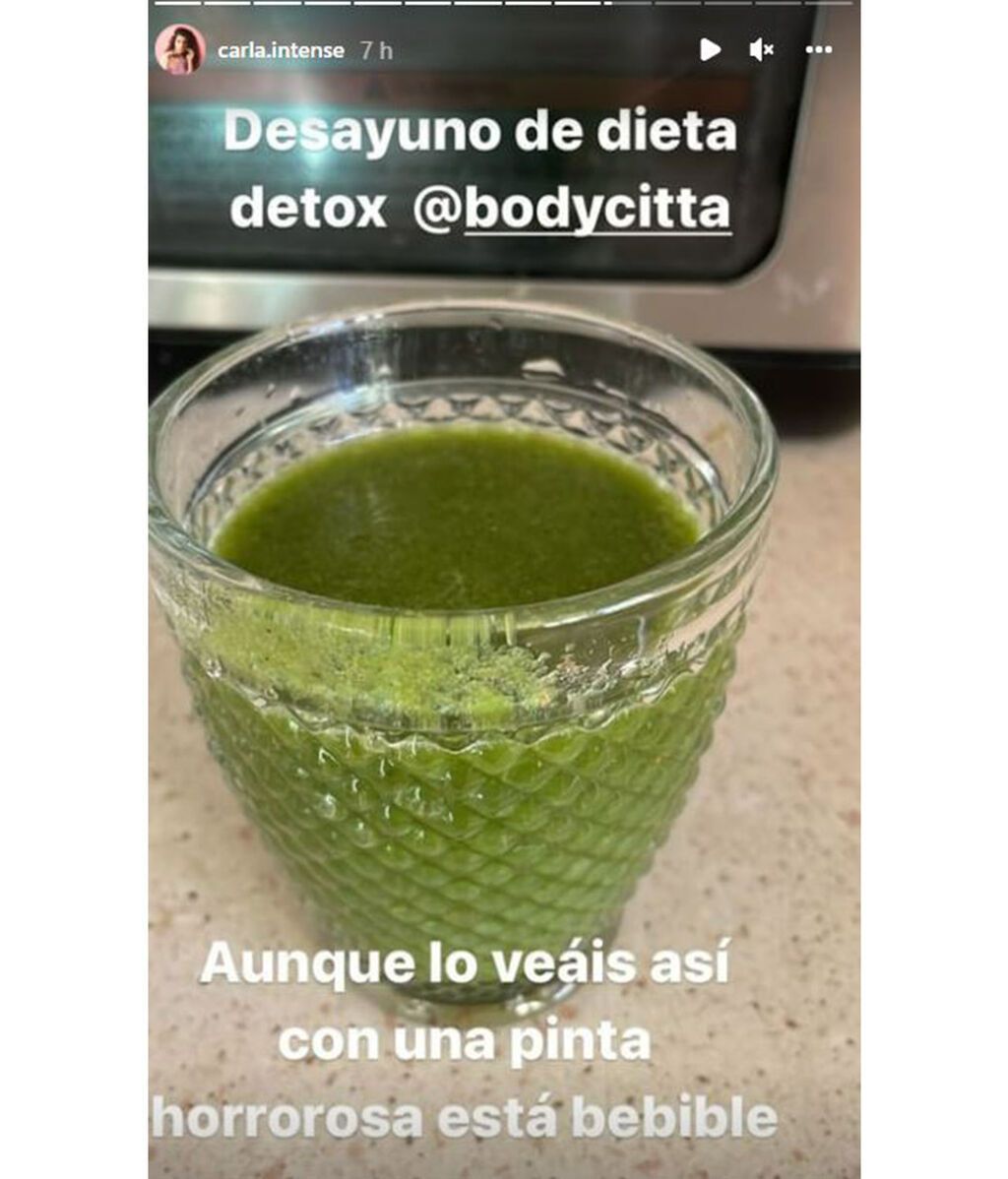 La "estricta" dieta de Carla Vigo