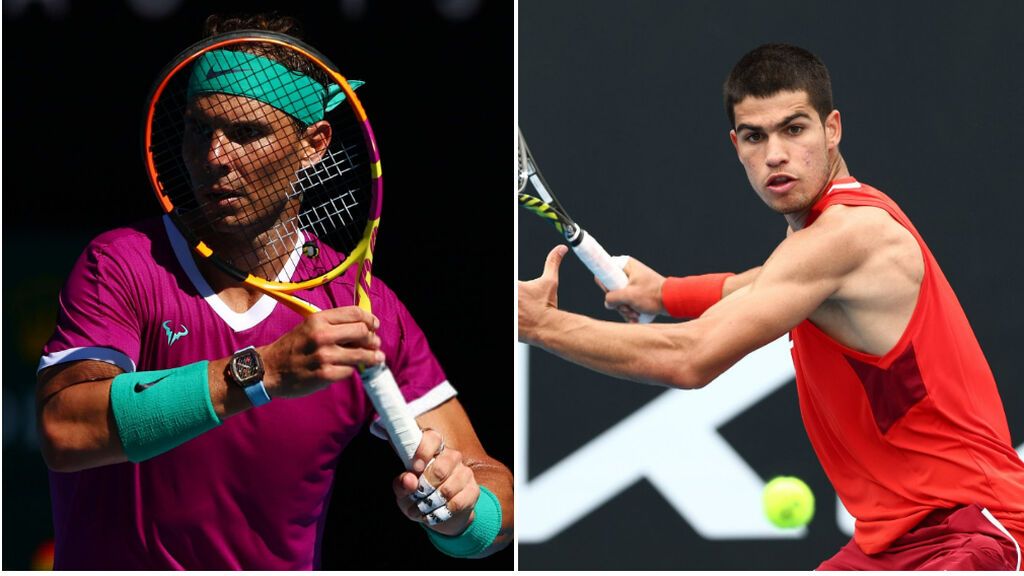 Rafa Nadal y Carlos Alcaraz debutan con victoria cómoda en el Open de Australia