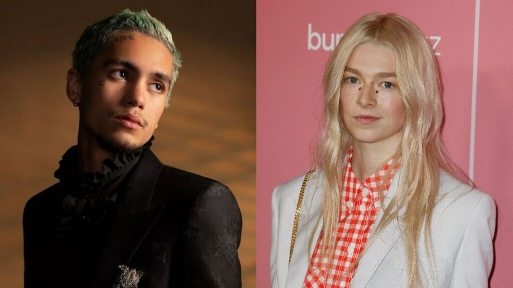 Hunter Schafer y Dominic Fike de 'Euphoria', pillados de la mano a la salida de un restaurante