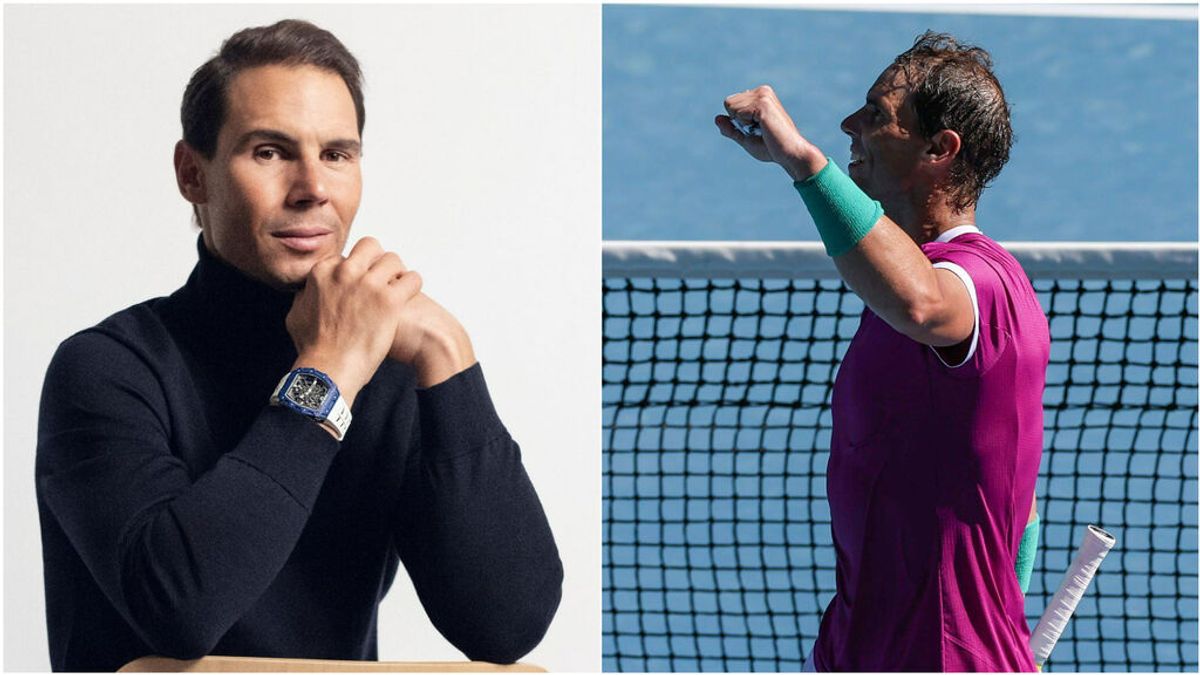 Rafa Nadal cumple con su tradición: el nuevo reloj de 187.000 euros para el Abierto de Australia Rafa Nadal cumple con su tradición: el nuevo reloj de 187.000 euros para el Abierto de Australia