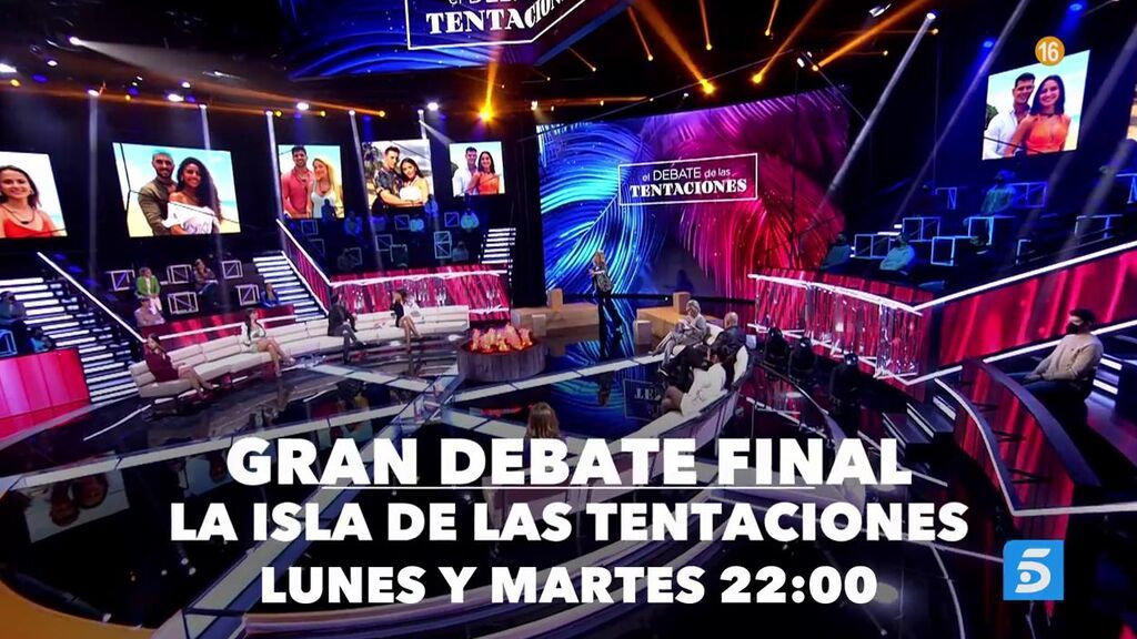 El gran debate final de 'La isla de las tentaciones 4', el lunes y martes en Telecinco