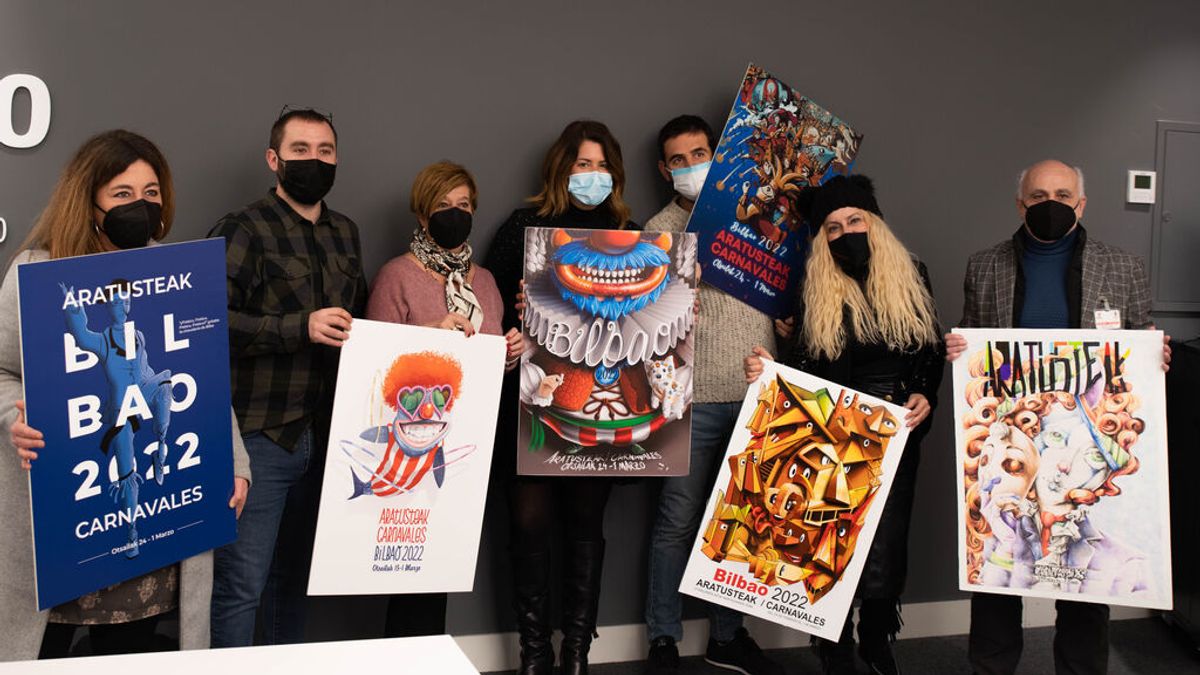 Bilbao apuesta por celebrar el Carnaval: estos son los carteles finalistas de 2022 Bilbao apuesta por celebrar el Carnaval: estos son los carteles finalistas de 2022