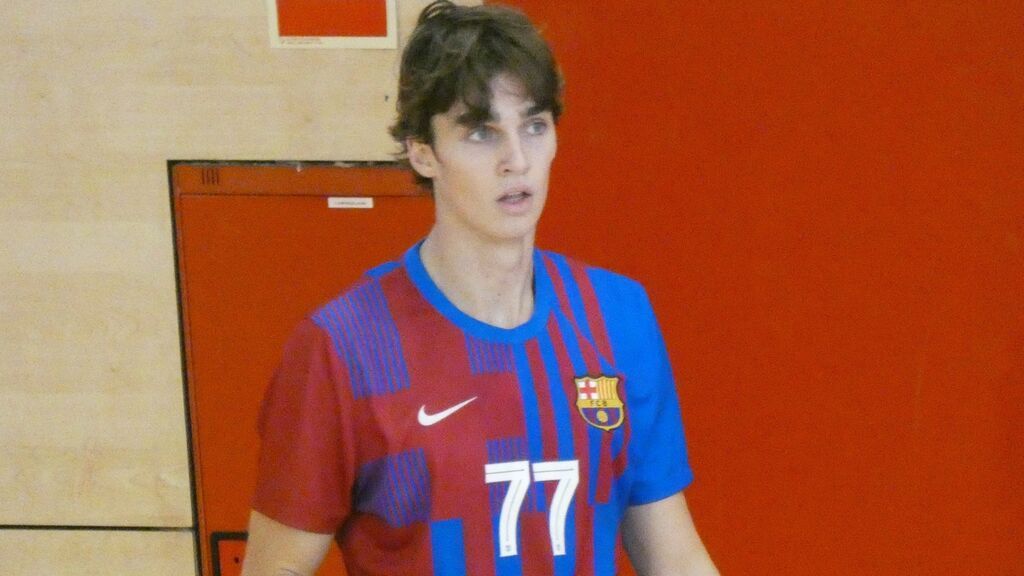 Pablo Urdangarín, jugador del Barça B de balonmano