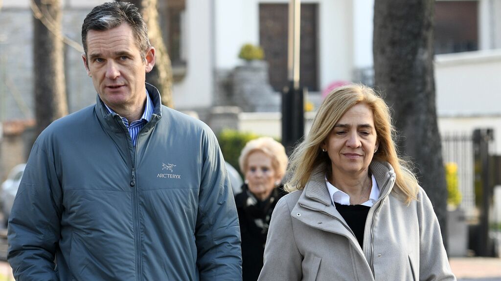 Iñaki Urdangarín y la infanta Cristina, en una foto de archivo
