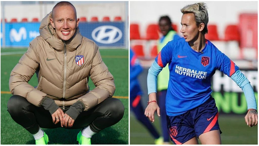 Virginia Torrecilla en su retorno a los entrenamientos