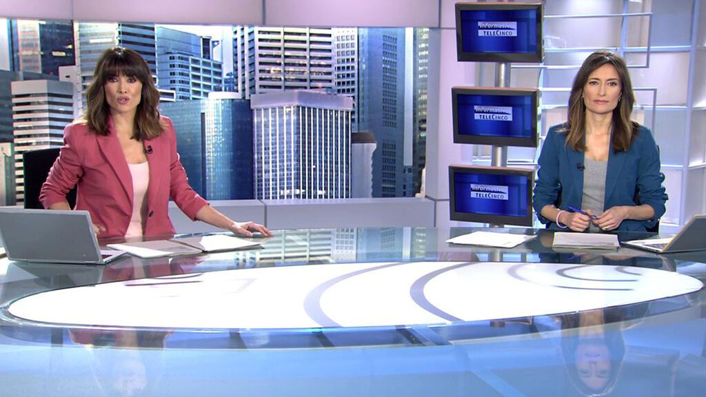 Con Arancha Morales y Leticia Iglesias Informativos Telecinco 2022 Matinal 19/01/2022