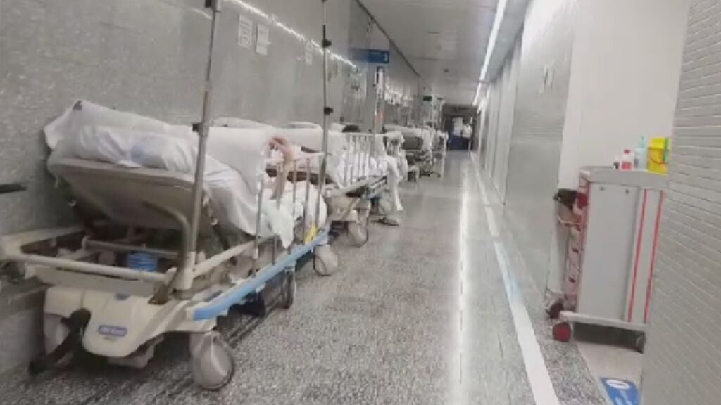 La saturación del Hospital Moisés Broggi durante la sexta ola de la pandemia