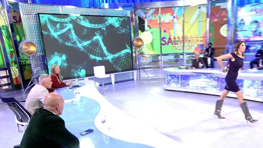 Belén Esteban acusa a Paz Padilla de no creer en la vacunas contra el coronavirus y la presentadora se va del plató de 'Sálvame'