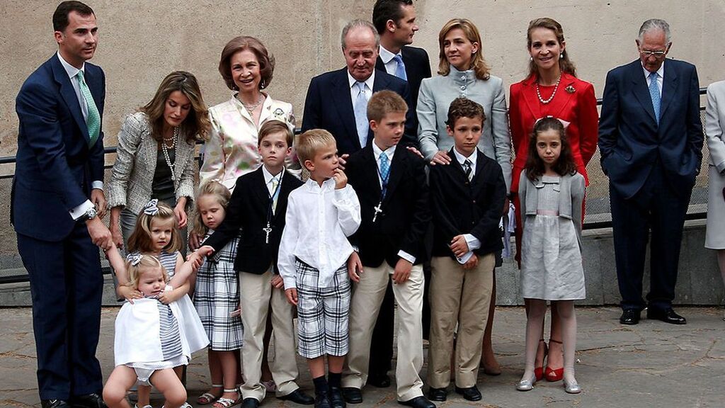La Familia Real al completo, en 2009