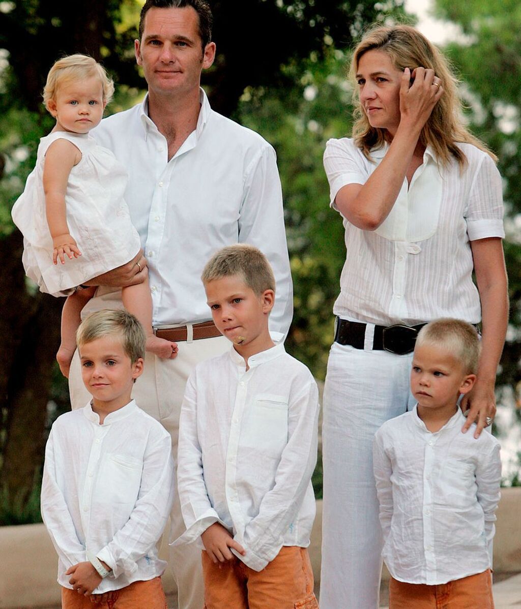 La familia Urdangarin, en 2006
