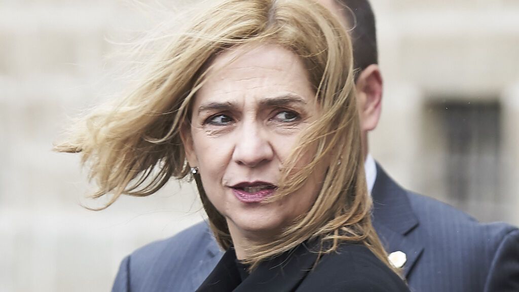 La infanta Cristina, en El Escorial (2018)