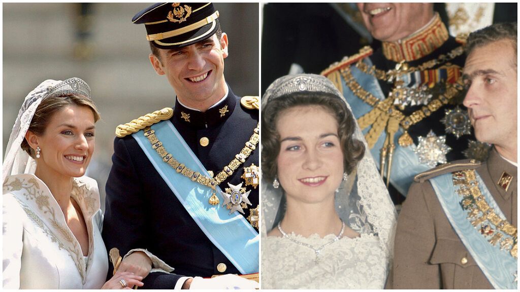 La tiara prusiana la lucieron la reina Sofía y Letizia en sus respectivas bodas.