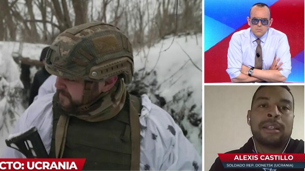 Alexis Castillo, soldado en Donetsk