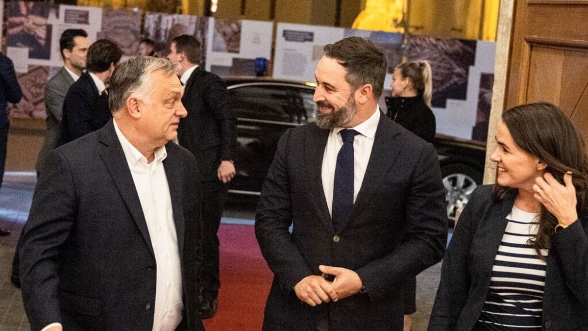 Abascal, anfitrión de la cumbre "Defender Europa", en Madrid a la que asisten Orbán y Morawiecki