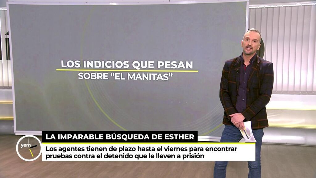 Los cuatro indicios contra El Manitas en el caso por la desaparición de Esther López