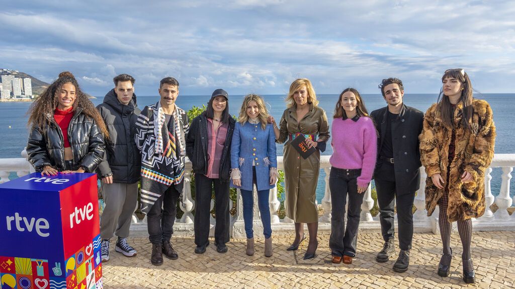 Rigoberta Bandini, con los otros artistas de la segunda semifinal del Benidorm Fest