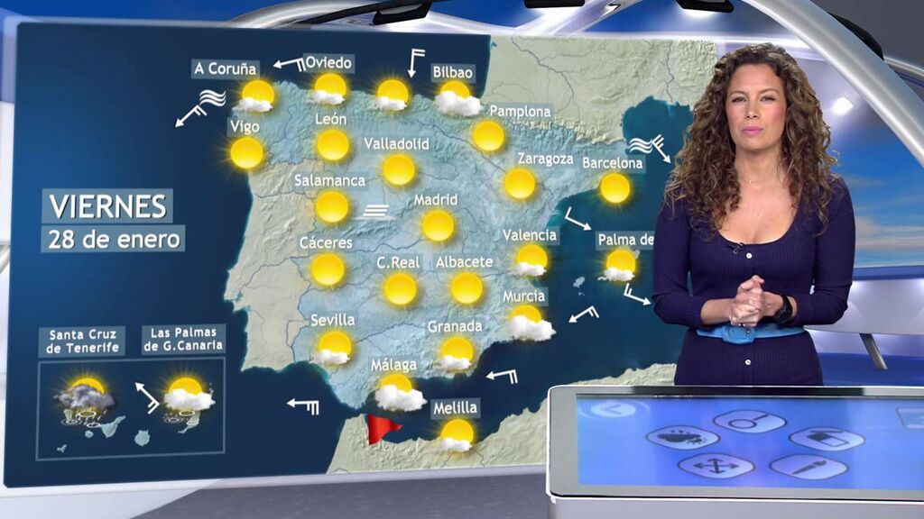 Frío helador en casi toda España por el anticiclón: el tiempo que hará el viernes, 28 de enero