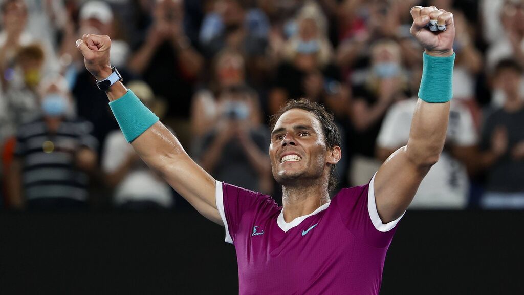 Rafa Nadal explica cómo se siente tras meterse en la final de Australia.