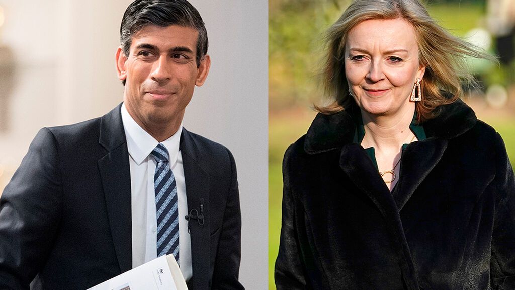 Rishi Sunak y Liz Truss, los posibles sucesores de Boris Johnson