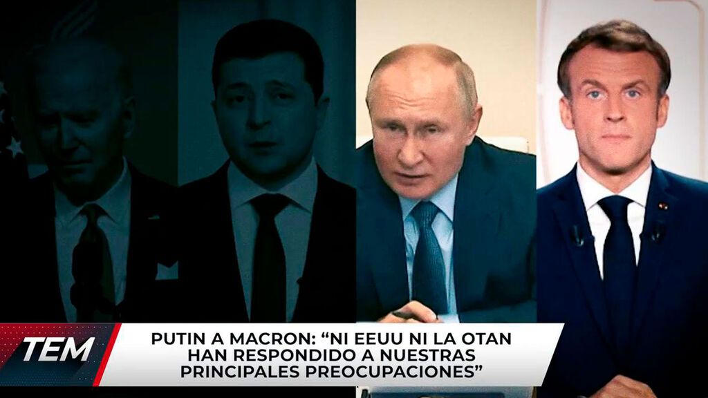 Macron y Putin hablan para rebajar la tensión Todo es mentira 2022 Programa 764