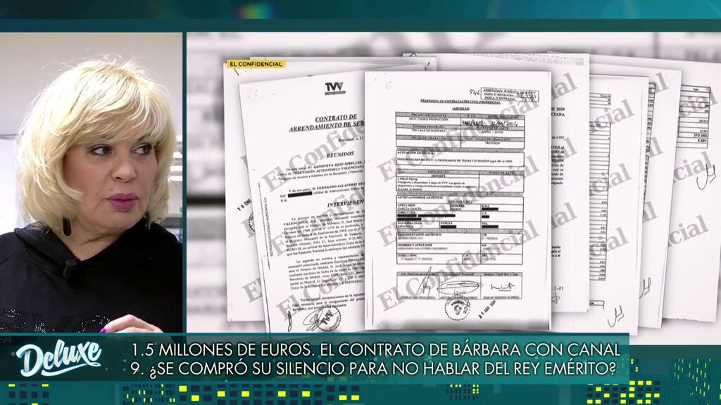 Bárbara Rey contesta a 'Socialité' tras mostrar su contrato secreto