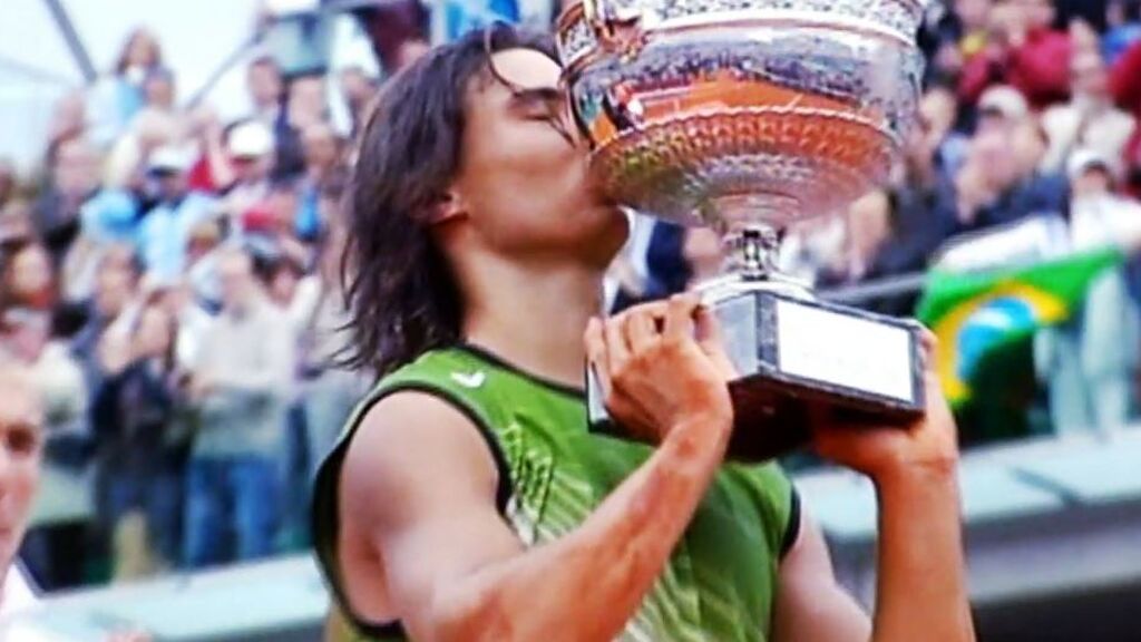 Rafa Nadal ganó su primer Grande hace 17 años