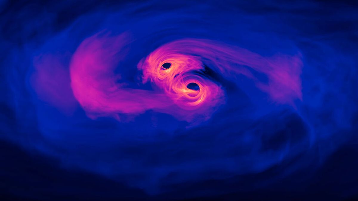 Choque de titanes: astrónomos predicen la fusión inminente de dos agujeros negros gigantes