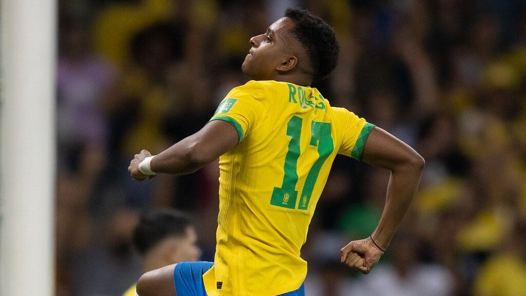 Rodrygo marcó el cuarto gol de Brasil.