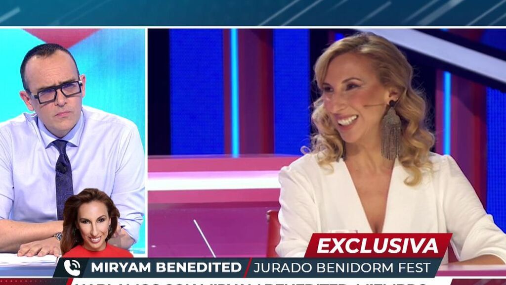 Miryam Benedited: "No hemos cobrado ni un duro por hacer de jurado"