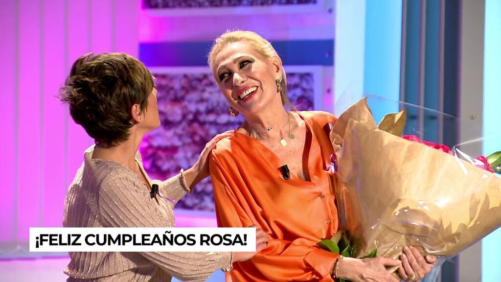 Rosa Benito se emociona con la felicitación de 'La más grande' y con la dedicatoria de Amador Mohedano: "Cuando se ríe llena la pantalla"