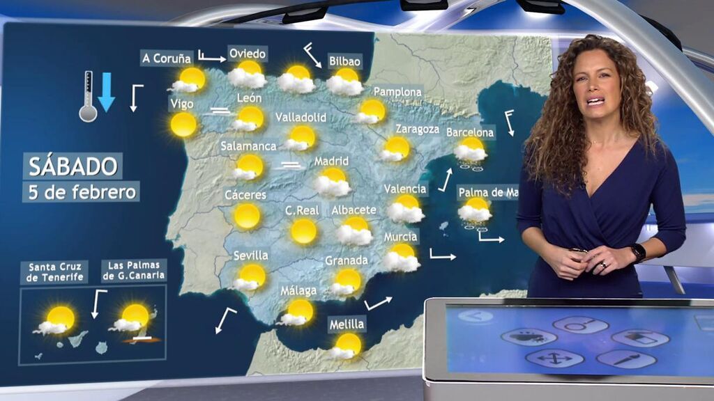 Un frente trae heladas y lluvias el fin de semana: el tiempo que hará en España