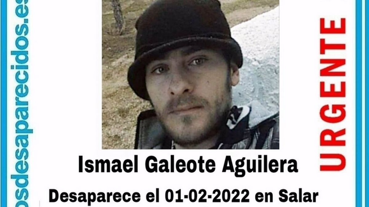 Buscan a Ismael Galeote, de 35 años, desaparecido desde el martes en el municipio granadino de Salar