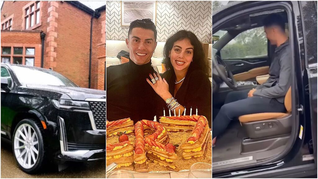 Georgina le regala a Cristiano un coche valorado en 100.000 euros por su 37 cumpleaños