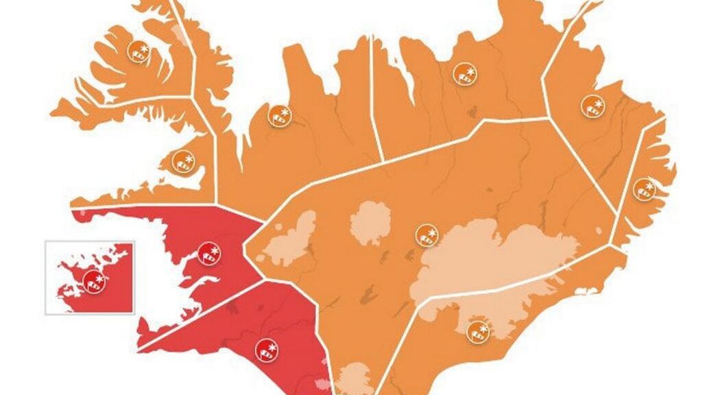 Ciclón bomba en el Atlántico: alerta roja a Islandia por posibles nevadas históricas