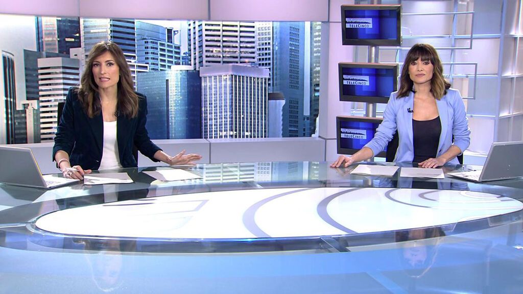 Con Arancha Morales y Leticia Iglesias Informativos Telecinco 2022 Matinal 08/02/2022